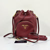Prada Vittelo Dino Bucket Bag Crossbody Red 159133876 [P]