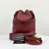 Prada Vittelo Dino Bucket Bag Crossbody Red 159133876 [P]