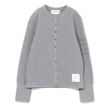 THOM BROWNE 4本ストライプコットンカーディガン 144396836 [P]