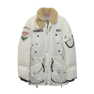 Dsquared2 Ivory Goose Down Men's Padding Coat 48 159136231 [P]