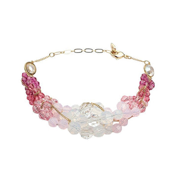 Swarovski Pink Tone Crystal Bracelet 159137585 [P]