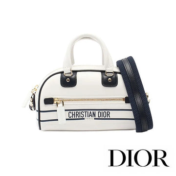 DIOR 女性バイブ家ボウリングマイクロバッグホワイトカーフスキンS6200OSGQM933 150451290 [P]