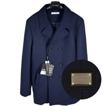 Dolce & Gabbana Women's Double Wool Coat Blue 149746261 [P]