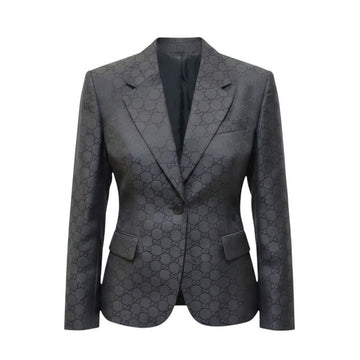 Gucci Black Logo Pattern Jacket 40 159138178 [P]