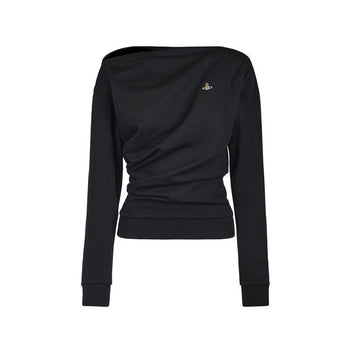 VIVIENNE WESTWOOD HEBO ドレープ マンツーマン ブラック 3I010015 J006O N401 150834912 [P]