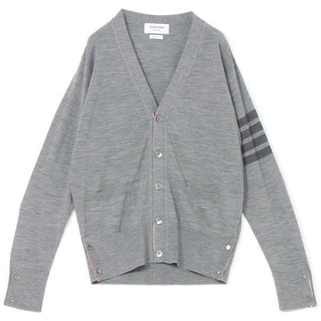 THOM BROWNE メリーノウール4バーVネックカーディガン 149788970 [P]