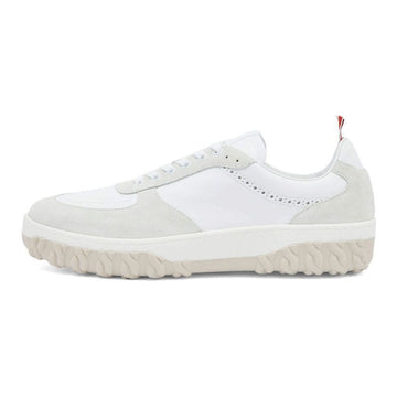 THOM BROWNE Letterman Trainer Cable Knit Sohle Sneakers 24SS MFD277A 05584 107 99164073 [P]