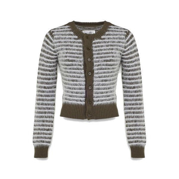 MAISON MARGIELA gestreifter Wollcardigan 125499327 [P]