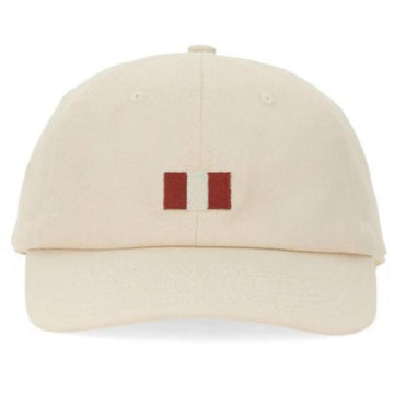BALLY ストライプ刺繍キャップ 159112229 [P]