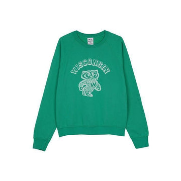 WILD DONKEY Unisex Crewneck Raglan Sweatshirt SW Kelly Green 3013077 135644749 [P]