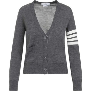 Thom Browne Fine Merino Wool 4-Bar Relaxed Fit Cardigan 149481265 [P]