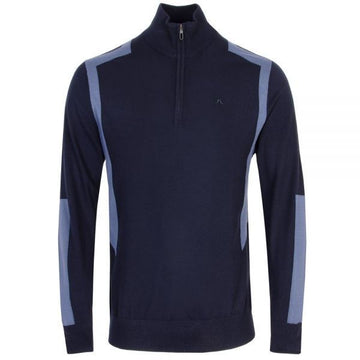 J LINDEBERG Kendrick Knitted Zip Sweater (GMKW13091-6855) 159149146 [P]