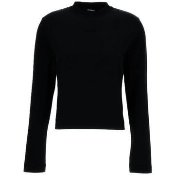 JACQUEMUS Langärmliges T-Shirt aus Grobgewebe 159149219 [P]