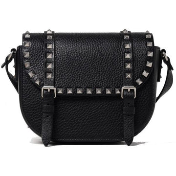 Valentino Rockstud Grain Calfskin Crossbody Bag Small stamp: 6Y0B0D11 KDB 0NO 6Y2B0D11 0NO 132404961 [P]
