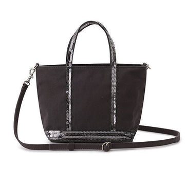 VANESSA BRUNO Cabas Spangle Baumwolle Reißverschluss Tote Bag Mini XS 0PVE01 V40410 998 144732165 [P]