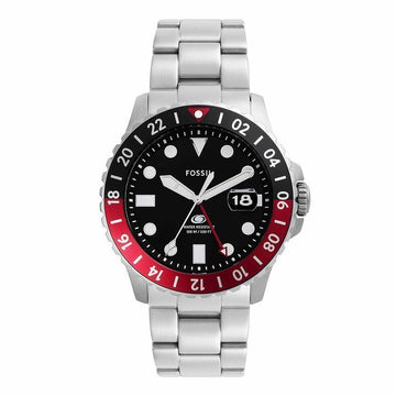 Fossil FS6092 (Blue Gmt) Blue Diver GMT Men's Metal Watch 144732912 [P]