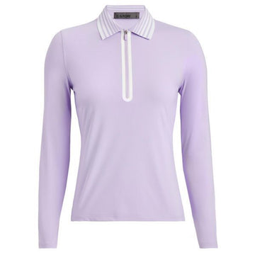 GFORE SILKY TECH NYLON QUARTER ZIP POLO (AURA) (GLP000001-AURA) 107609077 [P]