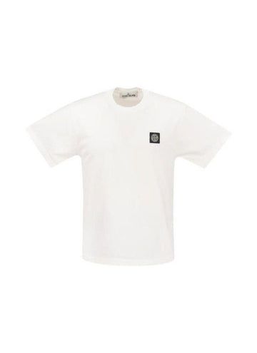 STONE ISLAND Kurzarm T-Shirt aus Baumwolljersey Slim Fit 801524113 A0001 152202051 [P]