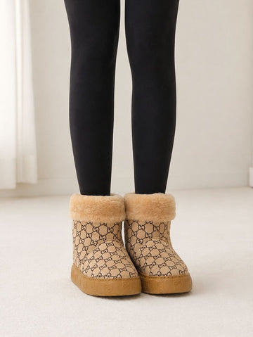 Gucci Women's Beige Merino Wool Boots 159160745 [P]