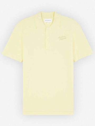 Maison Kitsune Comfort Handwriting Polo T-Shirt 133042836 [P]
