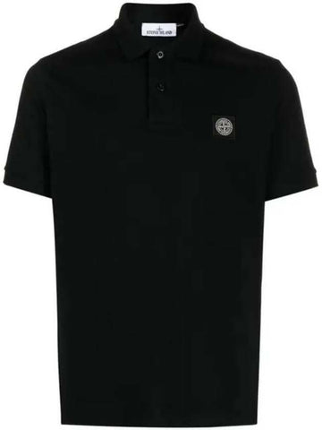 STONE ISLAND Pique Poloshirt aus stretchigem Baumwollmaterial mit kurzen Ärmeln Slim Fit 80152SC17 A0029 133073432 [P]