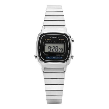 Casio Watch LA670WA-1SDF (LA670WA-1S) Retro Digital Ladies Metal Watch 40558733 [P]