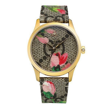 GUCCI Uhr YA1264038 GG Supreme Flora Damenuhr 41859740 [P]