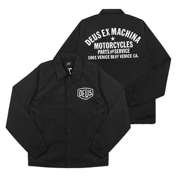 DEUS EX MACHINA コーチジャケット DMW46821C BLK 男性用 130930444 [P]