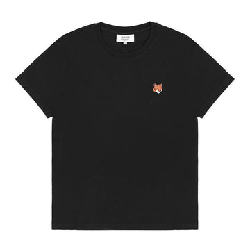 MAISON KITSUNE Kurzarm T-Shirt mit Fox-Kopf-Patch 155996571 [P]