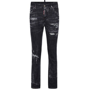 Dsquared2 Black Distressed Wash Cool Girl Jeans 136541634 [P]
