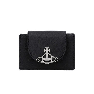 Vivienne Westwood Wallet 5402000BW L001N N401 Saffiano Flap Women's Card Wallet 134271504 [P]
