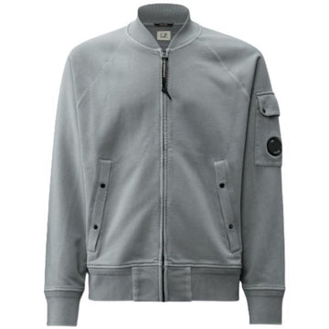 CP Company Cotton Diagonal Fleece Full Zip Sweatshirt 151464831 [P]