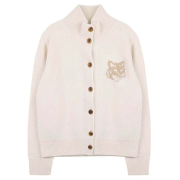 MAISON KITSUNE Fox Heads Intarsia Merino Hohe Kragen Cardigan 149529156 [P]