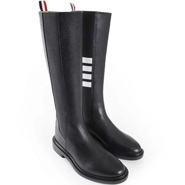 THOM BROWNE ペブルグレイン 4バー ハイチェルシーブーツ 144871128 [P]