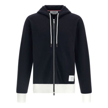 THOM BROWNE 26SS Klassische 4-Streifen Jersey Zip-Hoodie 148709753 [P]