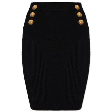 Balmain Knee-Length Knit Skirt 156138095 [P]