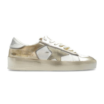 Golden Goose Star Sneakers Platinum Laminated Upper Suede Star 146698342 [P]