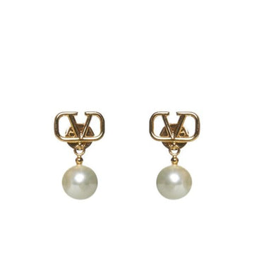 VALENTINO V ロゴ パール イヤリング 147071351 [P]