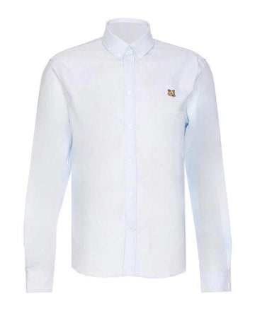 Maison Kitsune Mini Fox Head Classic BD Shirt Embroidery 151060756 [P]