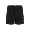 STONE ISLAND Wappen Patch Cargo Shorts Schwarz 26SS 159063436 [P]