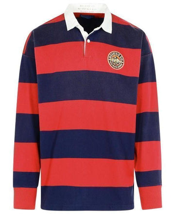 POLO RALPH LAUREN ヴィンテージフィットストライプジャージラグビーポロ710950773001 151072927 [P]