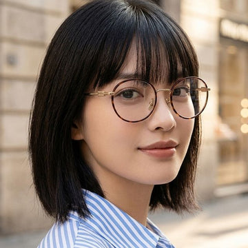 MIU MIU Brille VMU52X 15U 1O1 Havanna Gold 157640519 [P]
