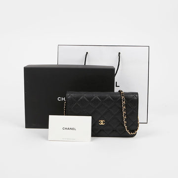 CHANEL Classic Caviar WOC Crossbody Bag Black with Gold Hardware 158665989 [P]