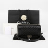 CHANEL ボーイバック ミディアム キャビア フラップ ショルダーバッグ ブラック シルバー金具 158998613 [P]