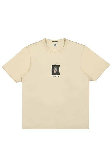 CP COMPANY 302 Mercerized Jersey Twist Graphic T-Shirt 133020953 [P]
