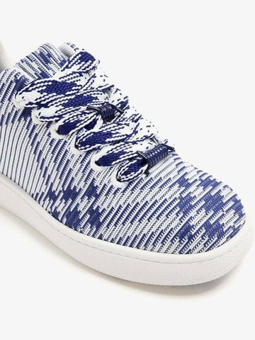 BURBERRY Karierter Strick-Box-Sneaker 8081584 133027369 [P]