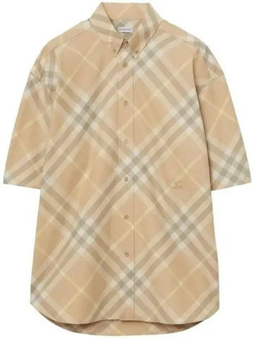 BURBERRY チェック コットン シャツ 8082478 133027416 [P]