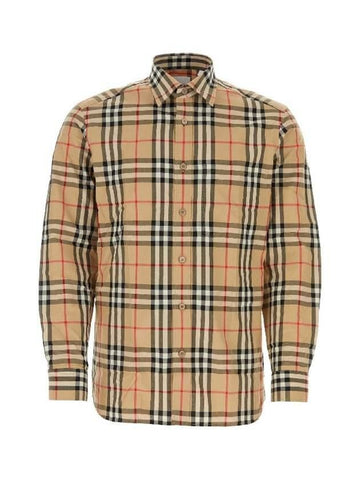 BURBERRY Karierte Baumwollhemd 8070577 133027386 [P]