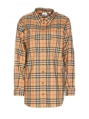 BURBERRY チェックコットンシャツ 8083146 133027397 [P]