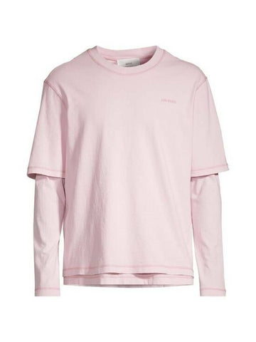 AMI Fade Out Langarm-T-Shirt UTS216 JE0051 679 133032356 [P]